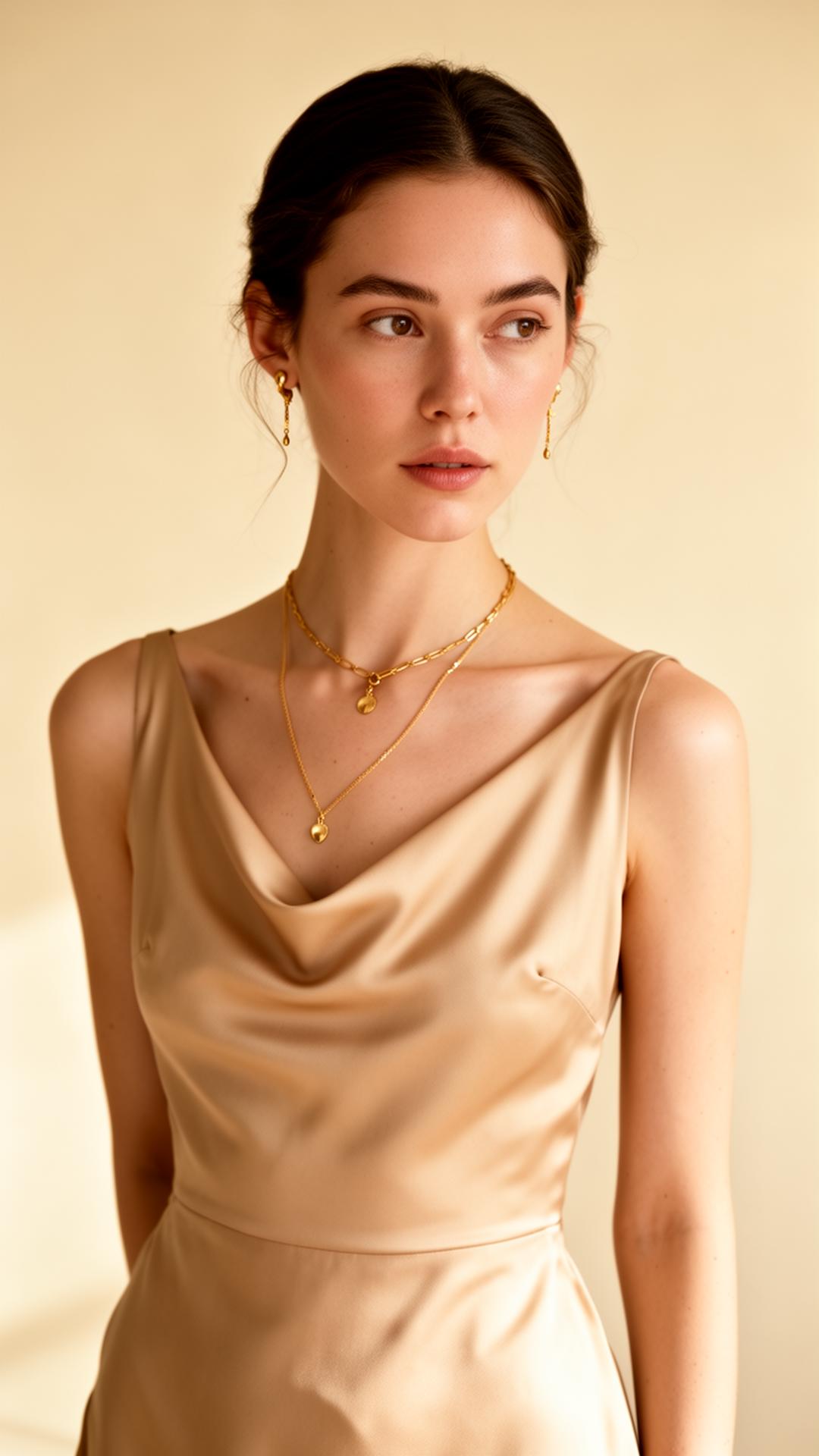 AI generated model visual for a fashion campaign